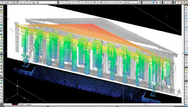 Ориентированное ортоизображение и облако точек в среде AutoCad